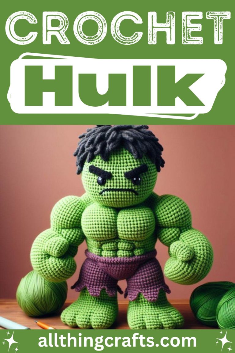 Free Hulk Amigurumi Crochet Pattern - All Thing Crafts