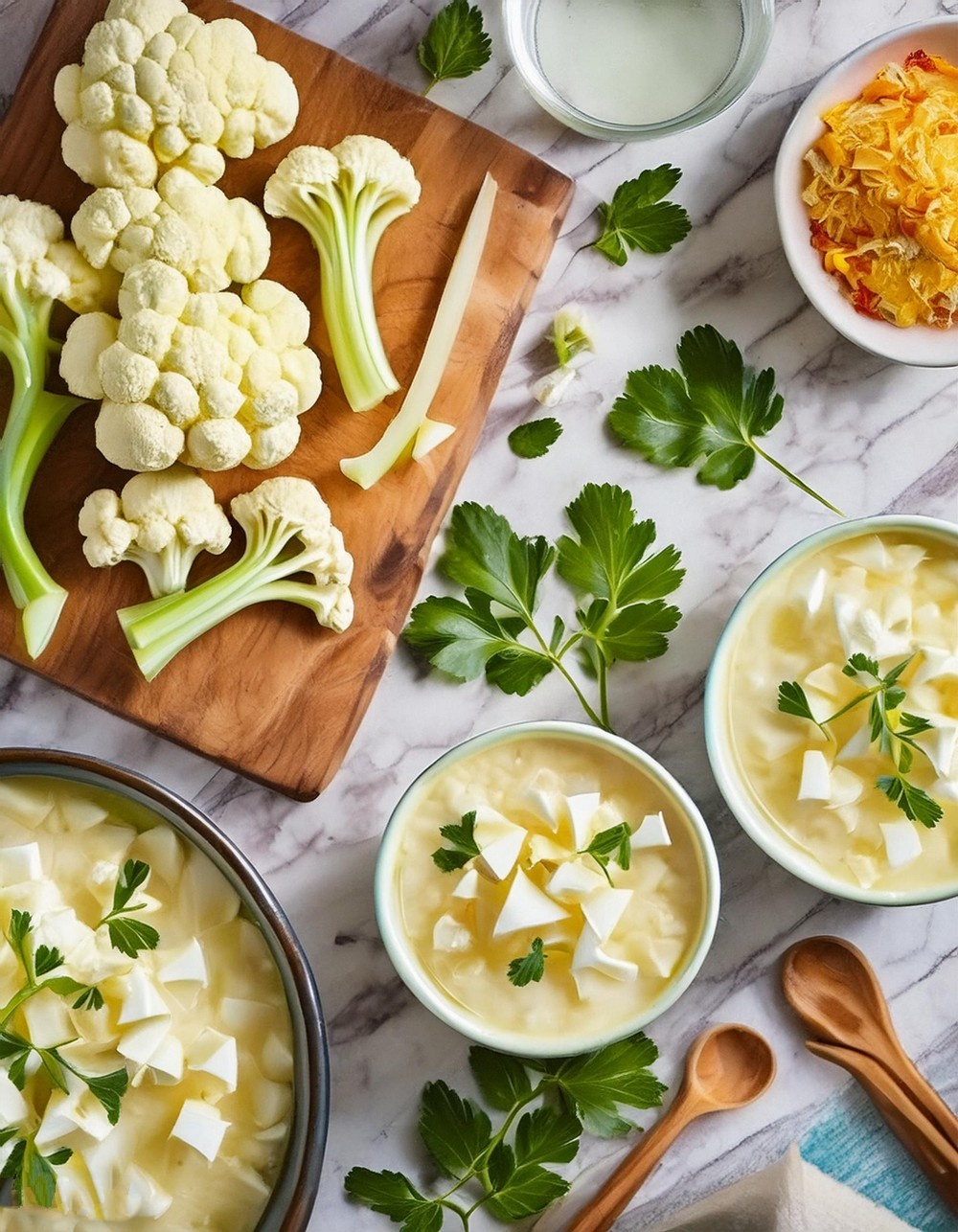 Creamy Cauliflower Chowder Recipe For Chilly Nights - Yours Crafts