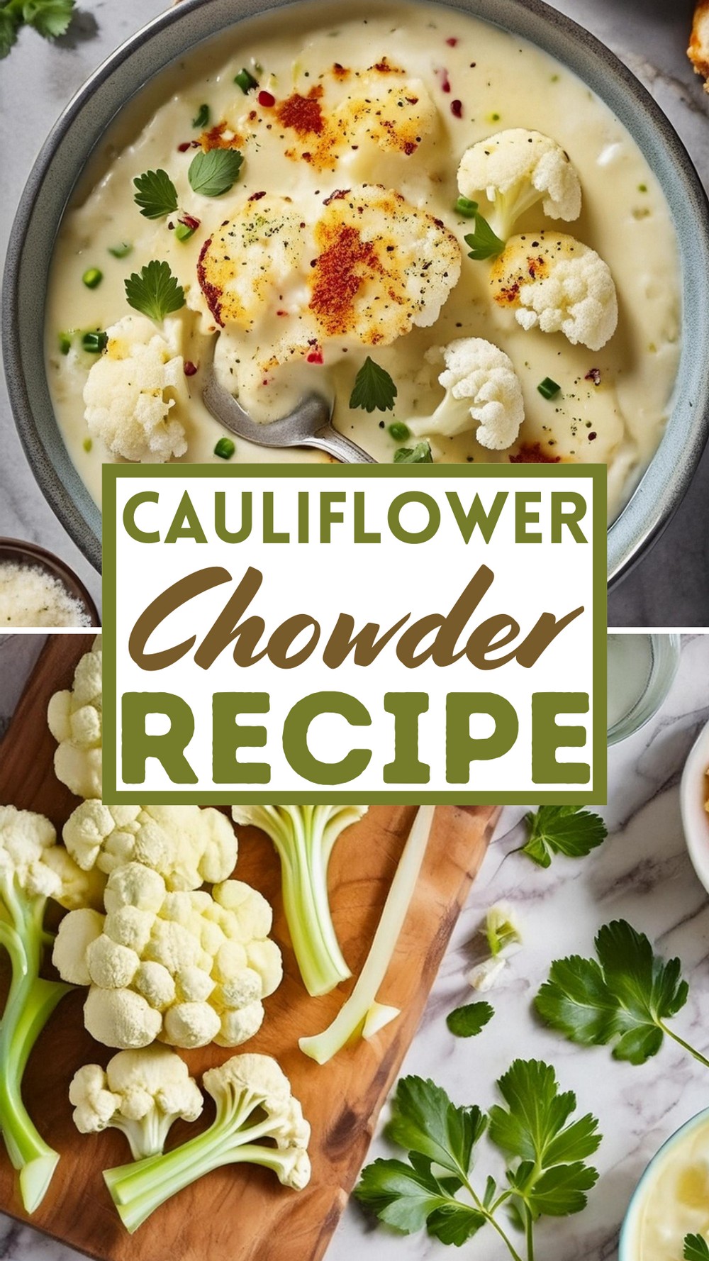 Creamy Cauliflower Chowder Recipe For Chilly Nights - Yours Crafts