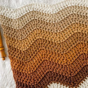 Easy Crochet Ripple Stitch Tutorial