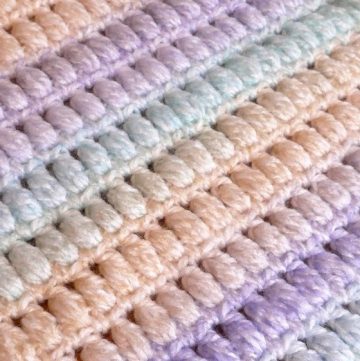 Easy Crochet Puff Moss Stitch Tutorial Step By Step