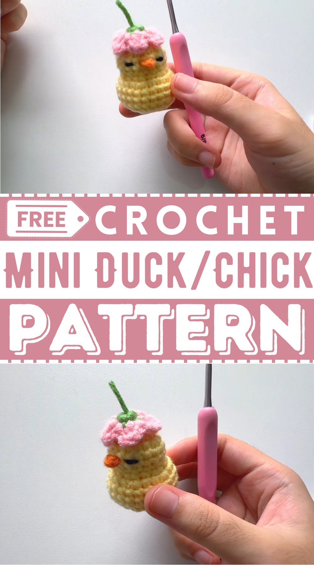 Crochet Low-Sew Mini DuckChick Tutorial 