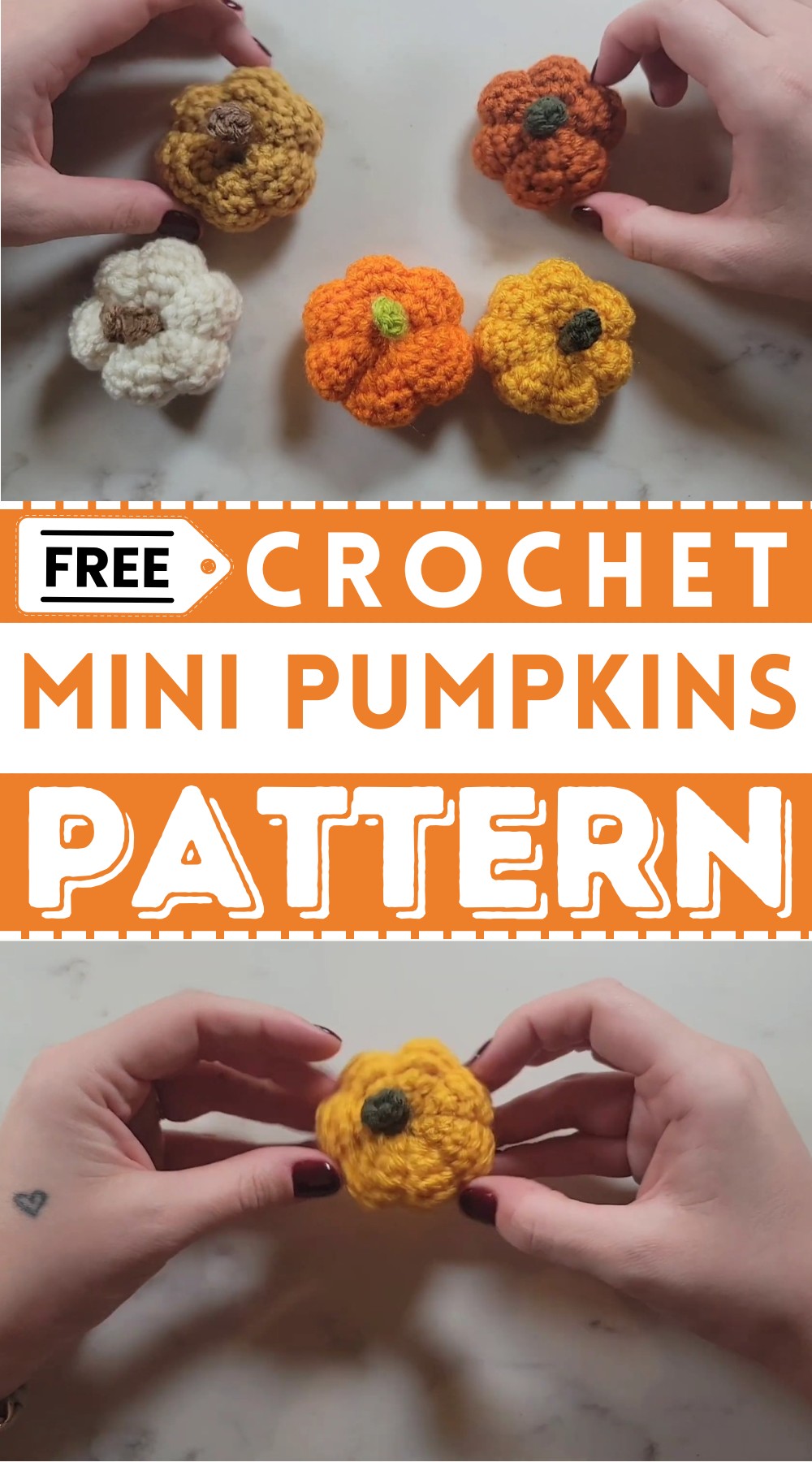Crochet Mini Pumpkins
