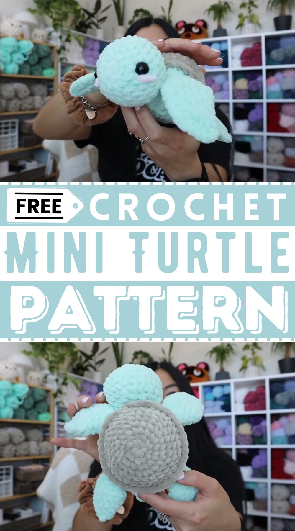 Crochet Mini Turtle Tutorial