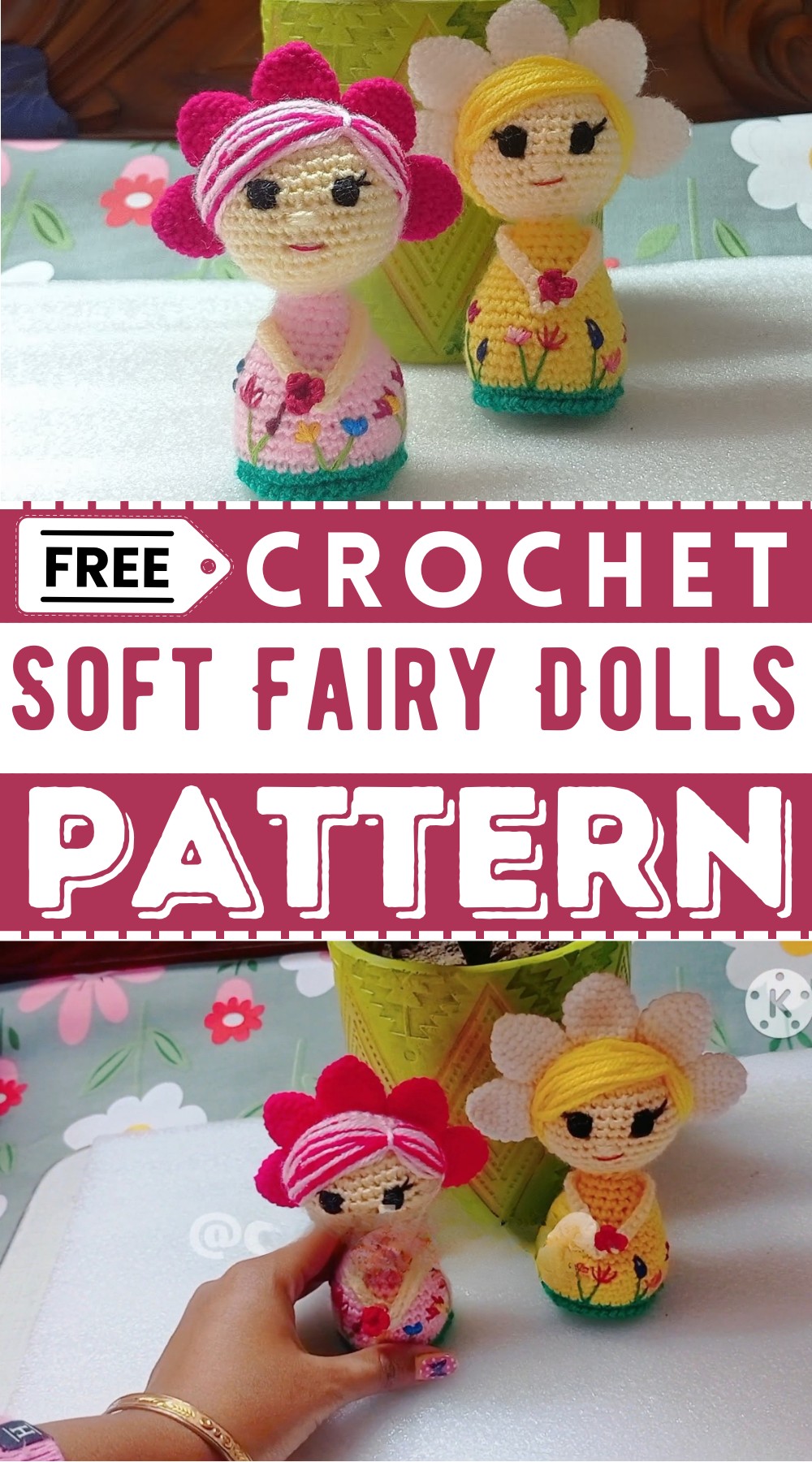 Easy Crochet Amigurumi Soft Fairy Dolls