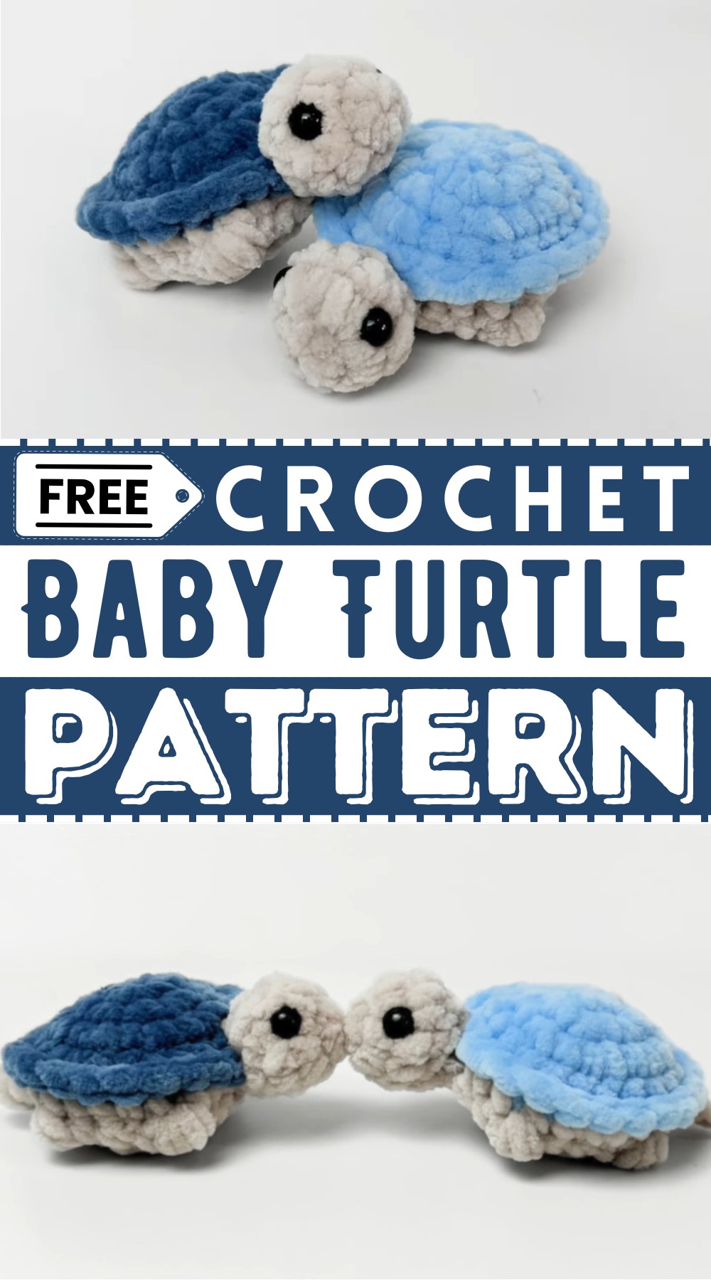 Easy Quick Crochet Baby Turtle