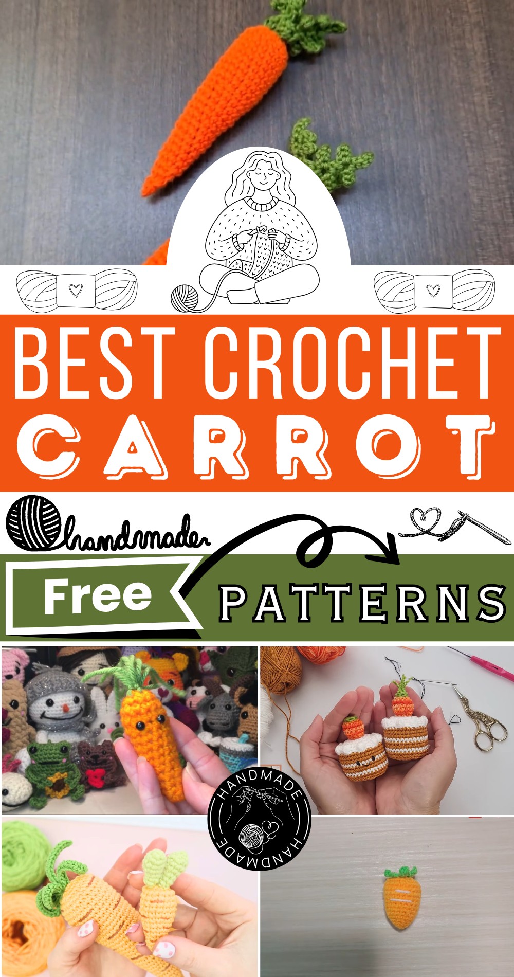 Free Crochet Patterns for Adorable Carrot Amigurumi