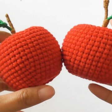 Free Crochet Patterns for a Darling Amigurumi Apple 1