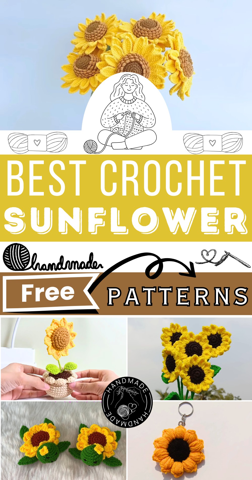 Free Crochet Sunflower Patterns