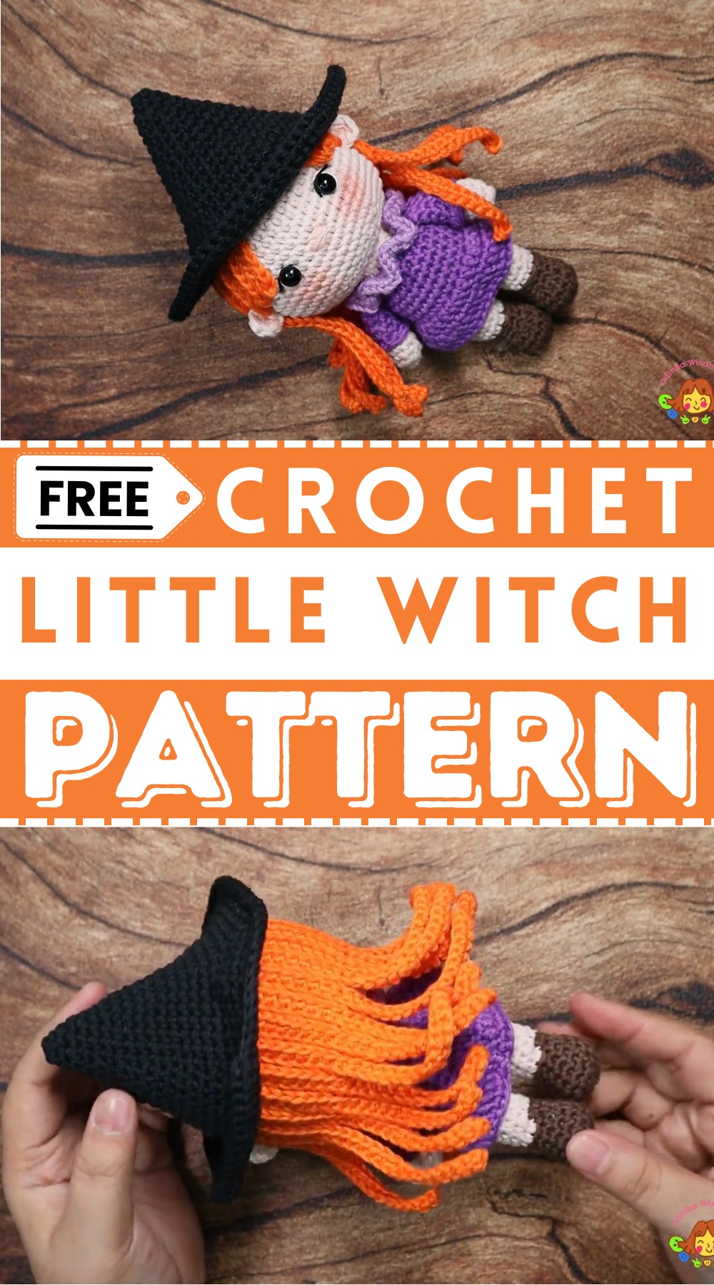 How To Crochet Cute Little Witch