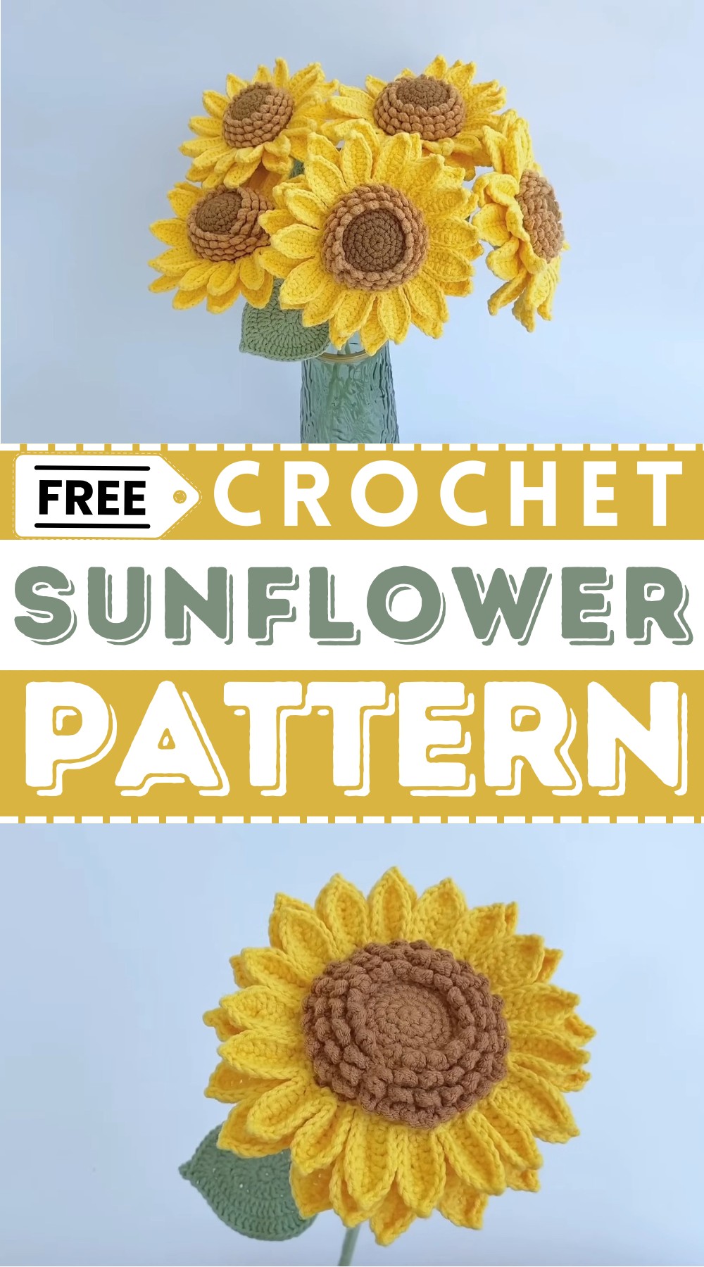 How to Crochet Sunflower