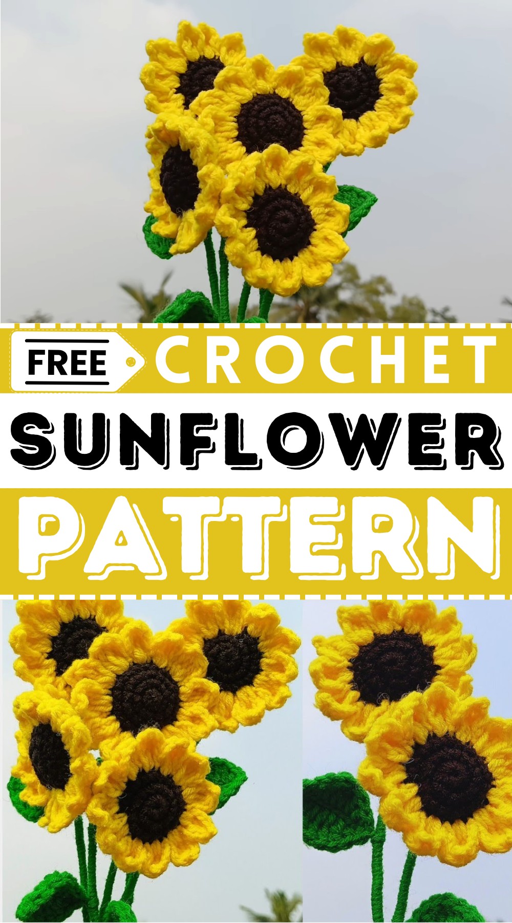 How to Crochet SunflowerAmigurumi