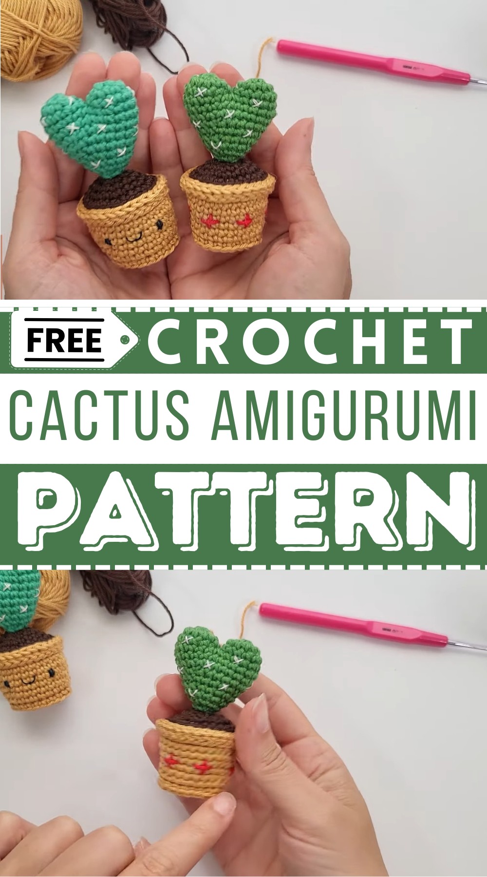How to Make Adorable Cactus Amigurumi