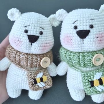 Polar Bear Amigurumi 1