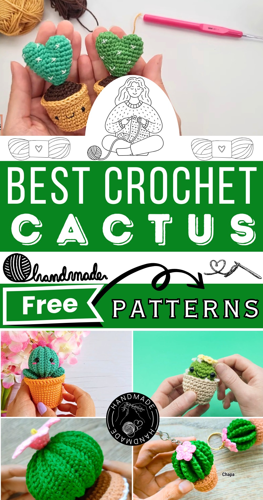 Whimsical Amigurumi Cactus Crochet Patterns