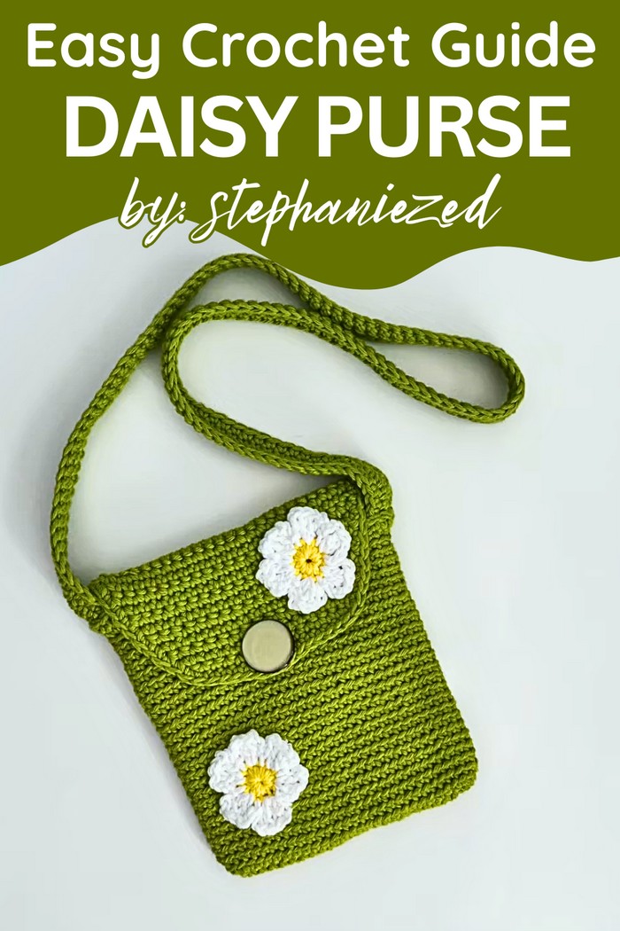Crochet Daisy Purse