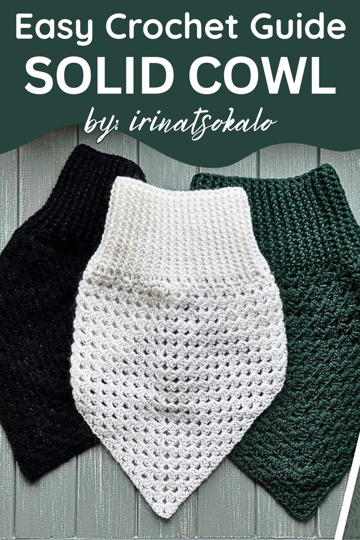 Crochet Granny Neck Warmer Pattern