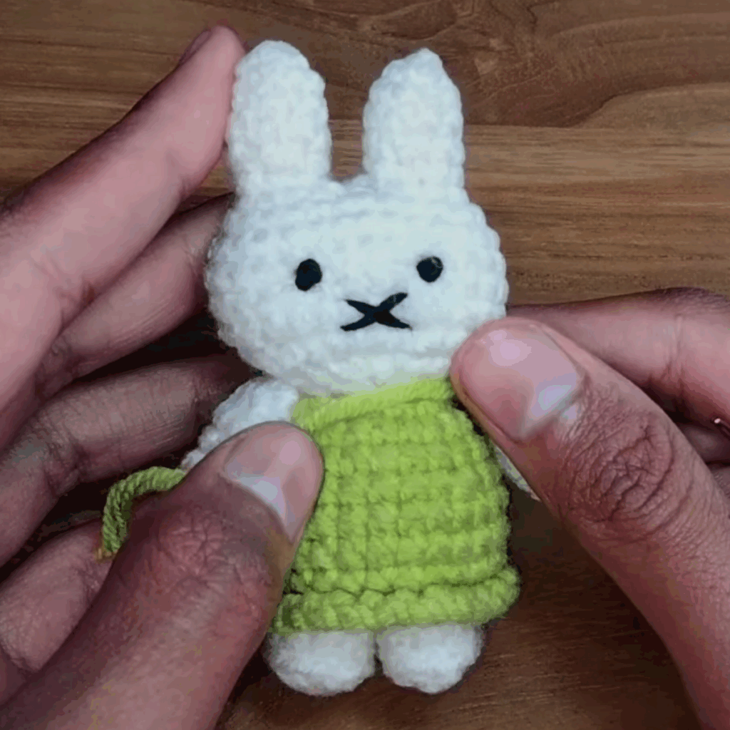Stylish and Sweet Crochet Miffy Keychain Pattern for Beginners - All ...