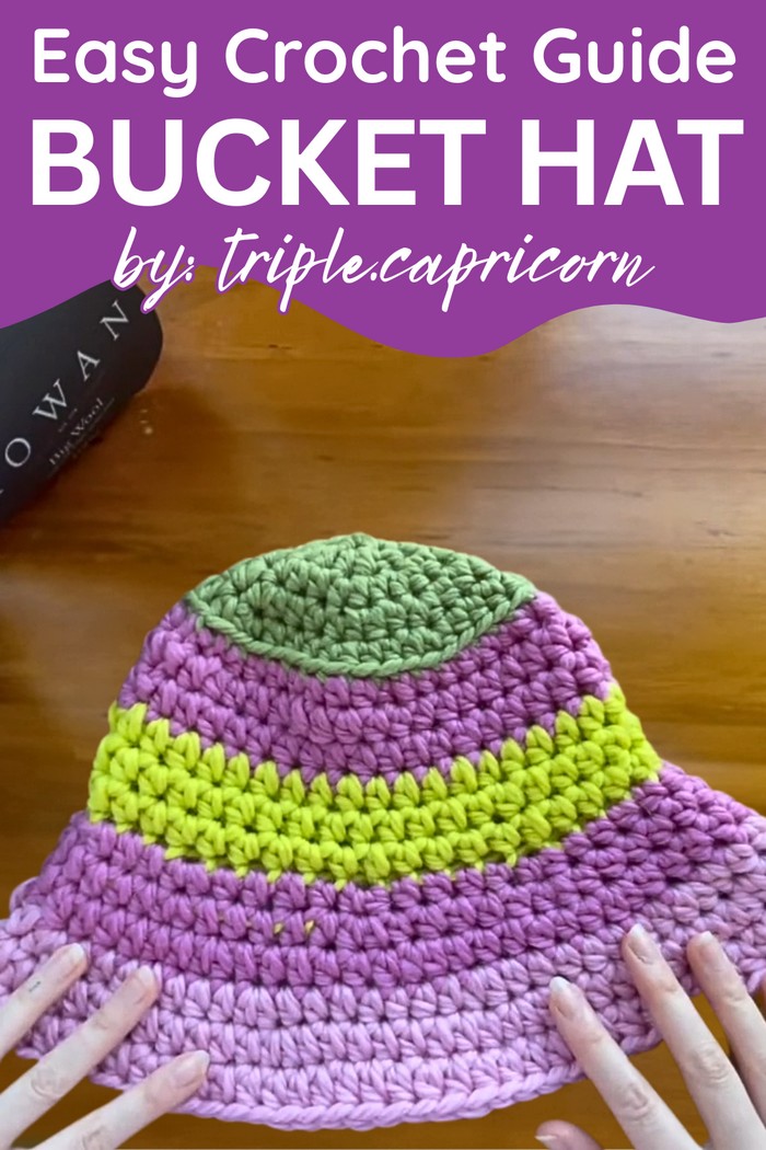 crochet bucket hat