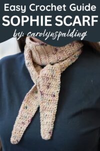 Elegant Crochet Sophie Scarf Pattern for Modern Styling - All Thing Crafts