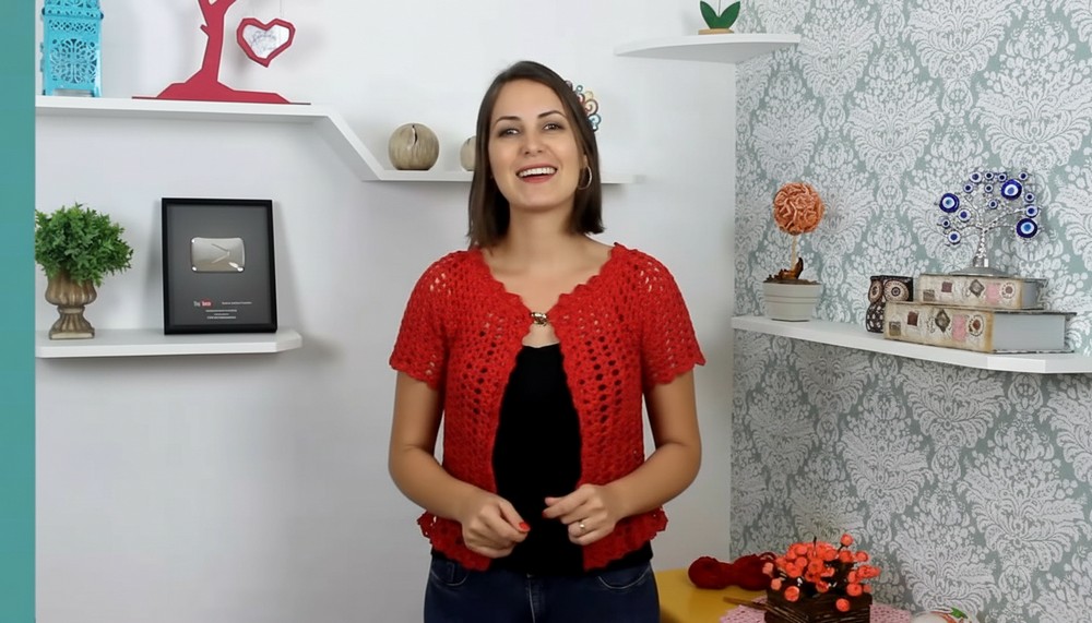 Crochet Short Cardigan