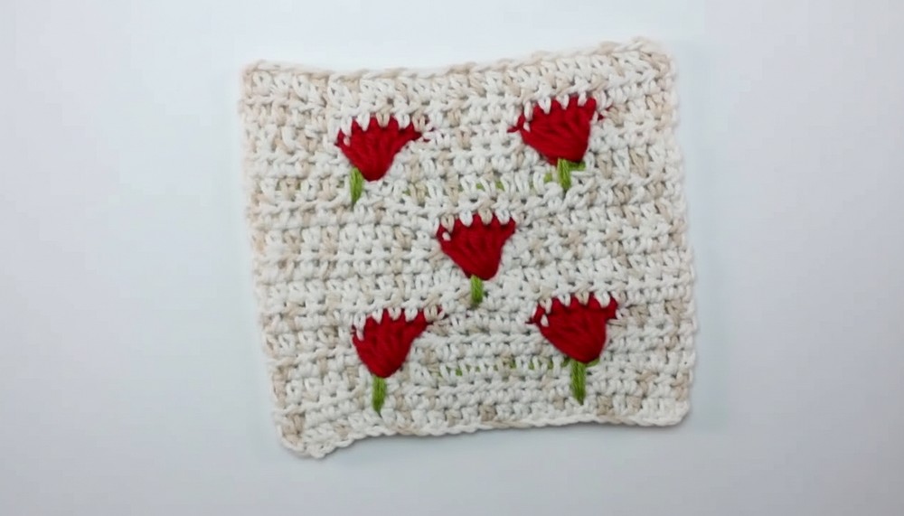 Crochet Tulip Granny Square