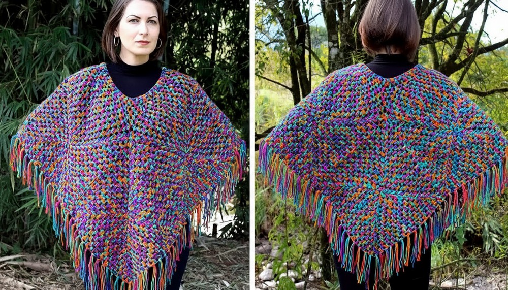 Crochet Poncho For Women