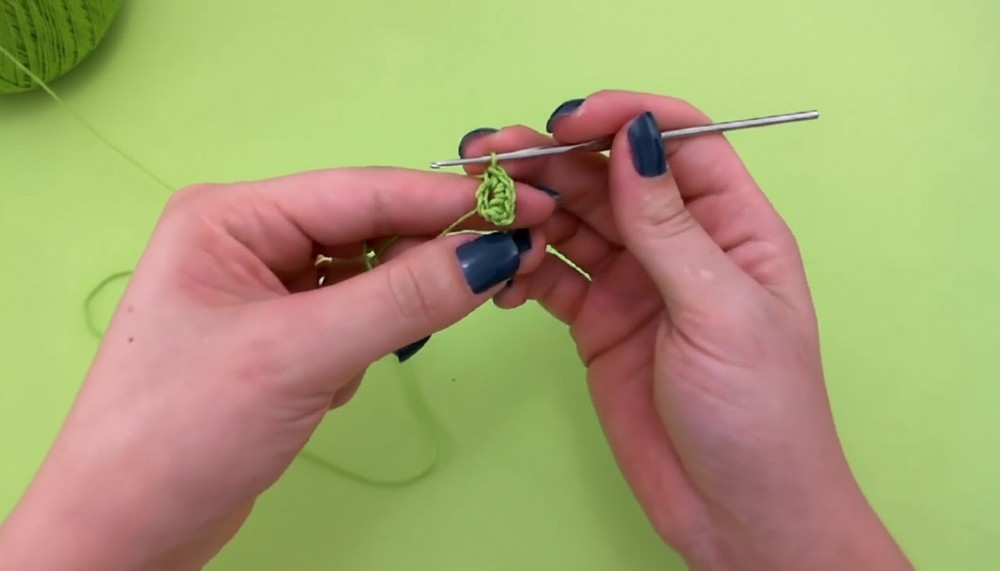 Crochet Star Earring
