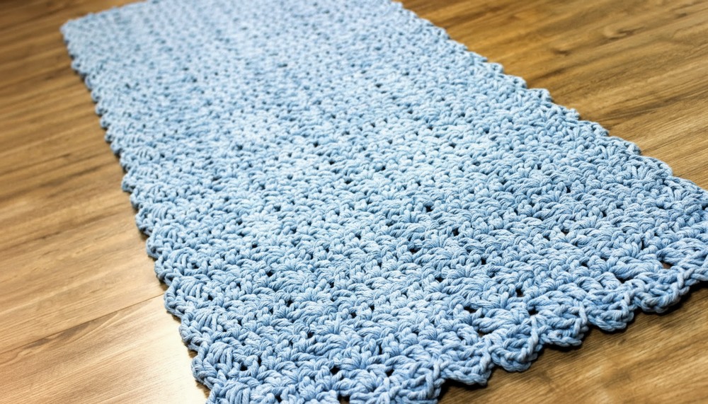 Rustic Crochet Table Runner Pattern Farmhouse Table Style - All Thing ...