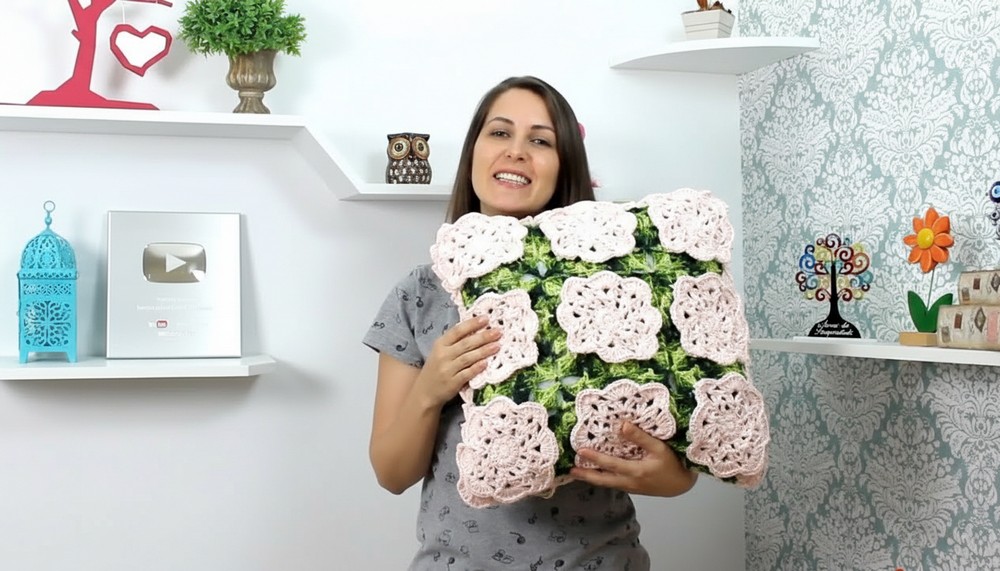 Crochet Cushion Cover