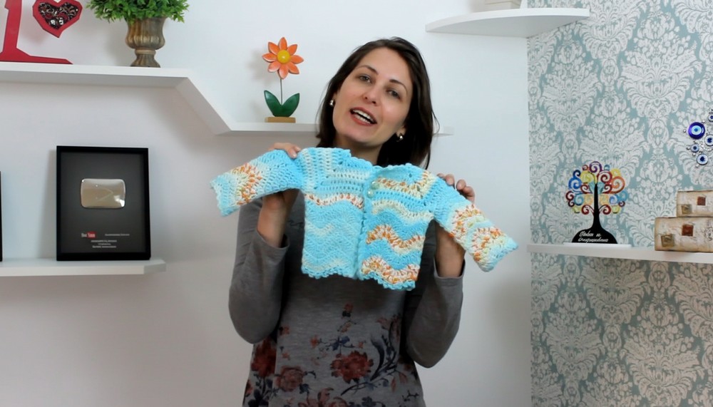 Crochet Baby Cardigan