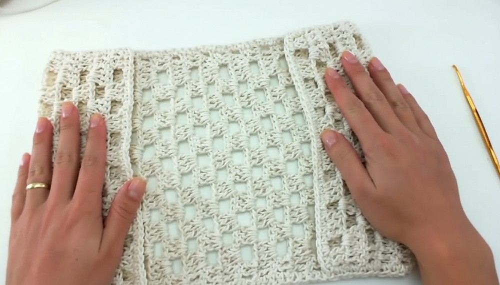 Crochet Flower Book Cover
