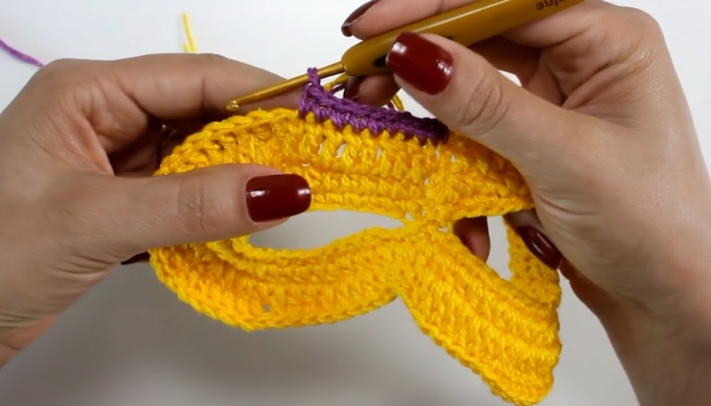 Crochet Superhero Eye Mask