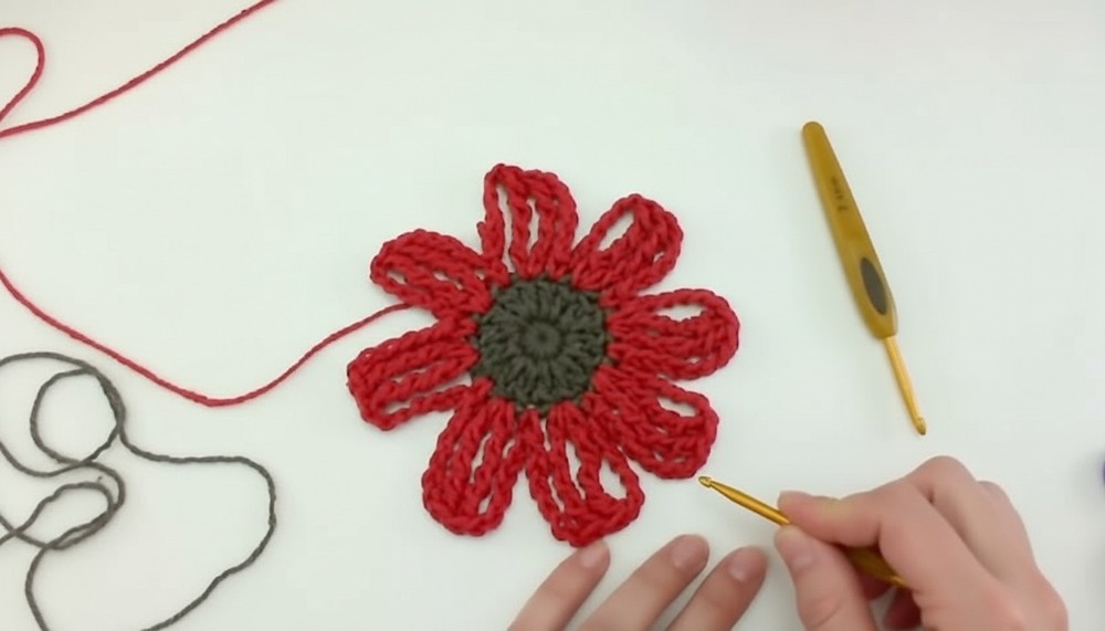 Crochet Granny Flower