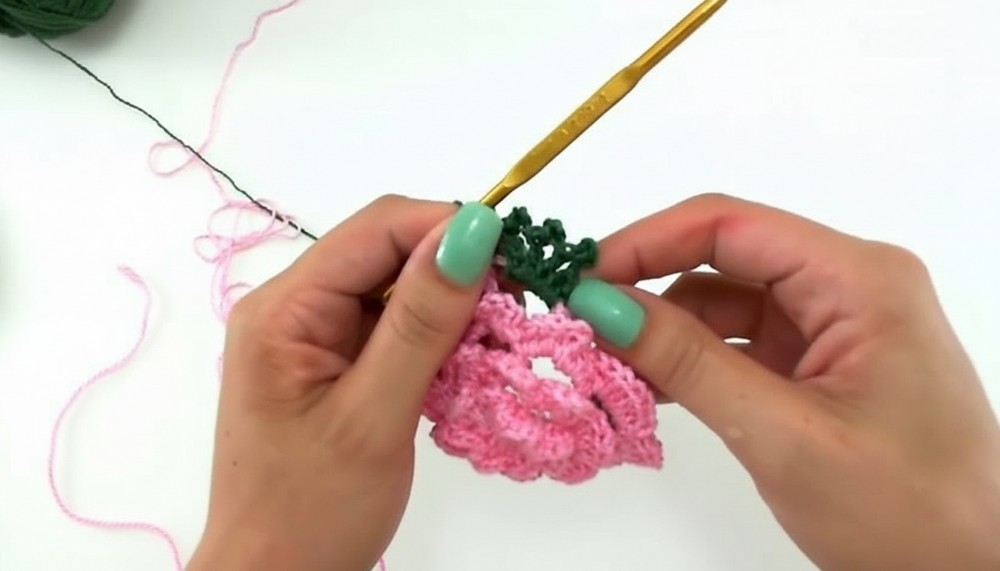 Crochet Flower Headband