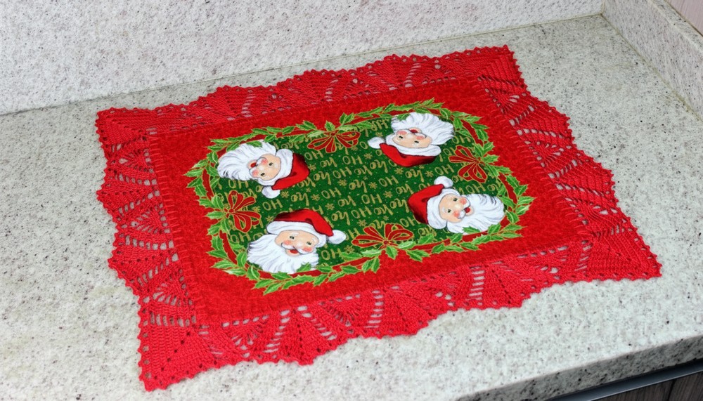 Crochet Christmas Doily Or Table