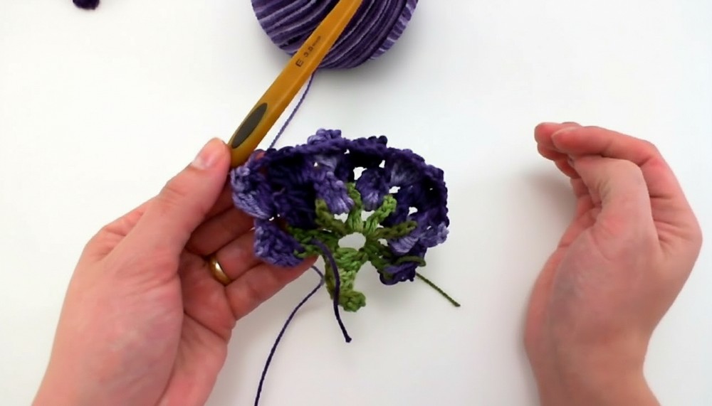 Crochet Grape Appliques