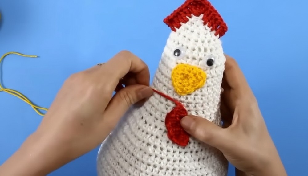 Crochet Chicken Egg Holder