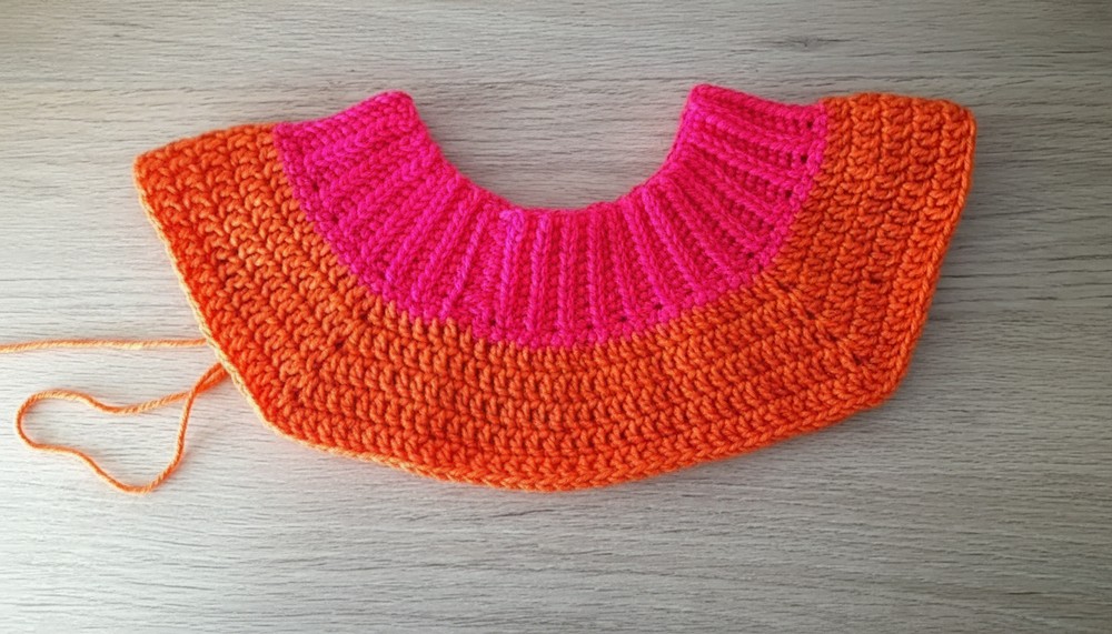 Crochet Striped Sweater