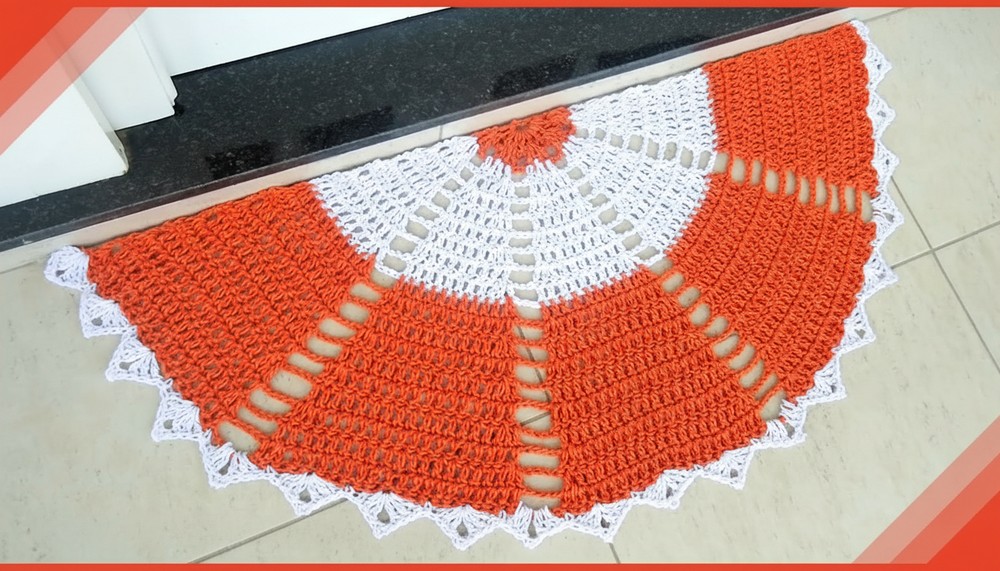 Crochet Half-moon Rug