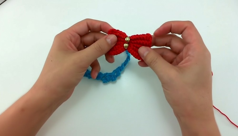 Crochet Dog Collar Bow