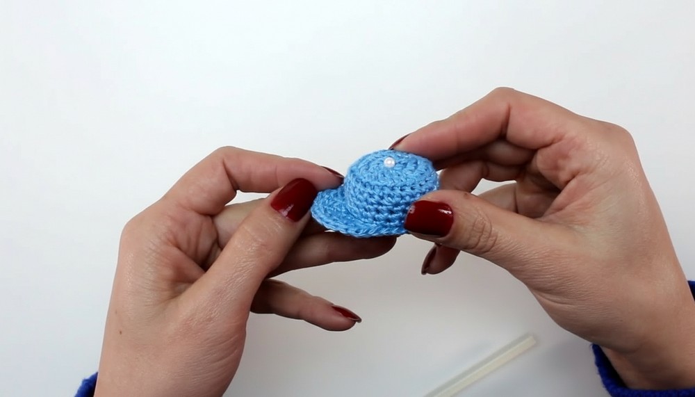 Crochet Mini Hat Keychain