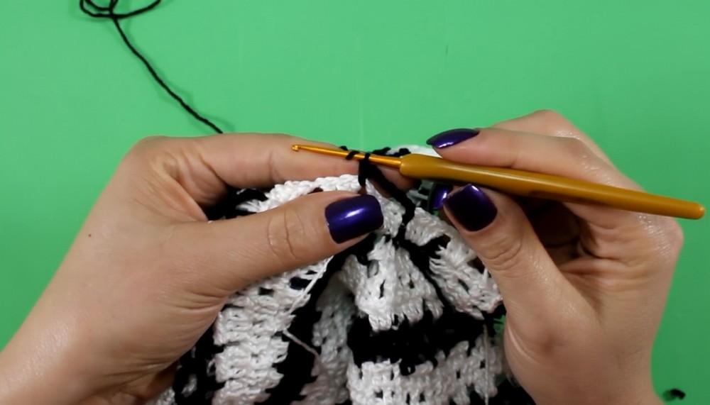 Crochet Striped Blouse