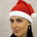 Crochet Christmas Hat Women