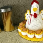 Crochet Chicken Egg Holder