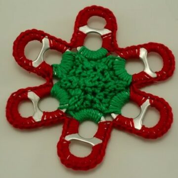Crochet Flower Can Tabs