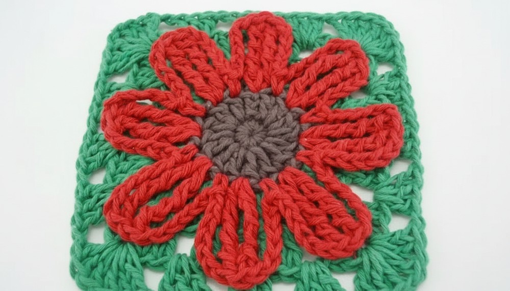 Crochet Granny Flower