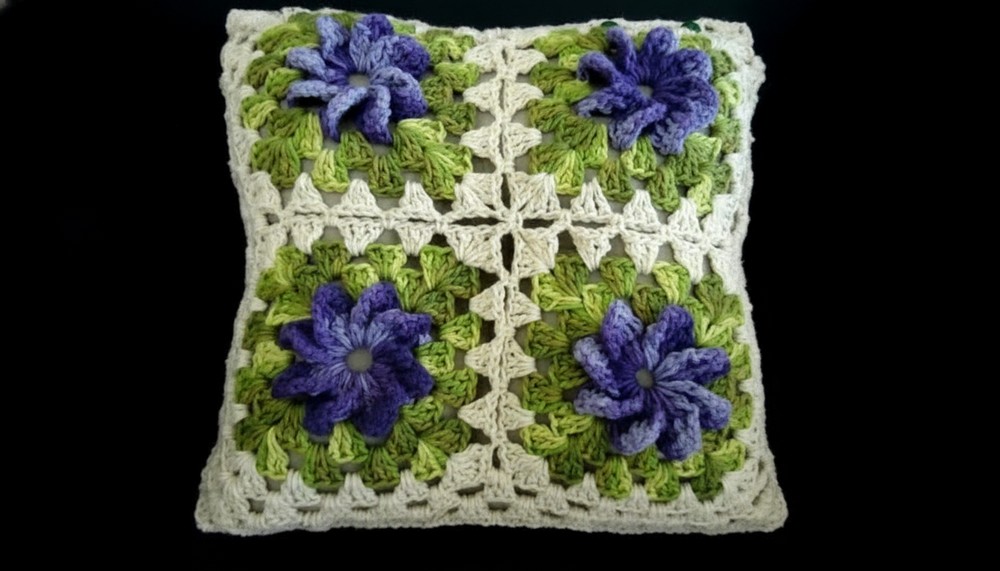 Crochet Cushion Cover