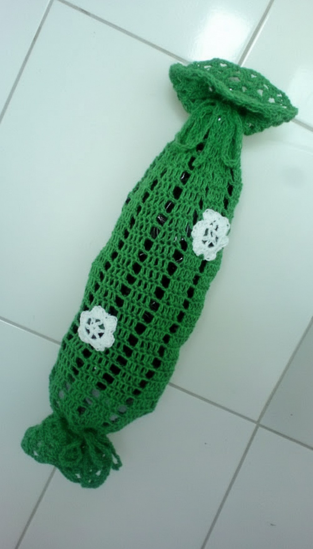 Crochet Drawstring Pouch