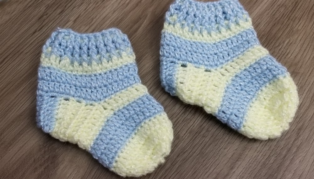 Crochet Baby Socks